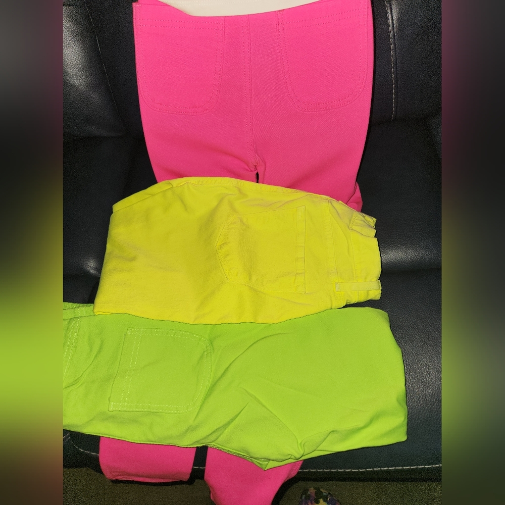 Ladies (Jr) Neon Pants Size S